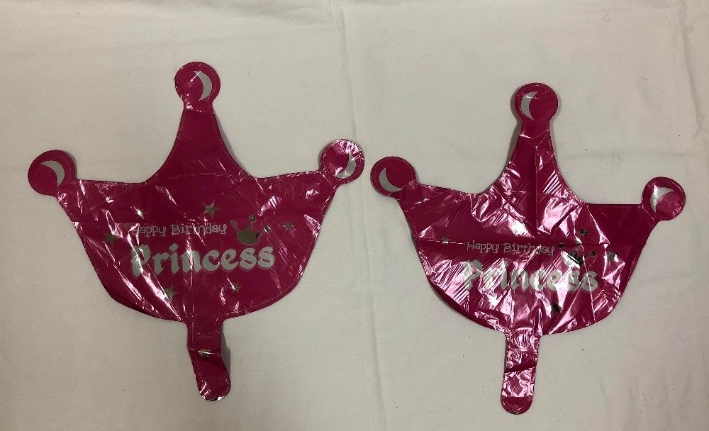 Balon folie Coroana - Happy Birthday Princess 100 x 80 cm