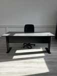 Birou office, Rollbox si dulap cu rafturi