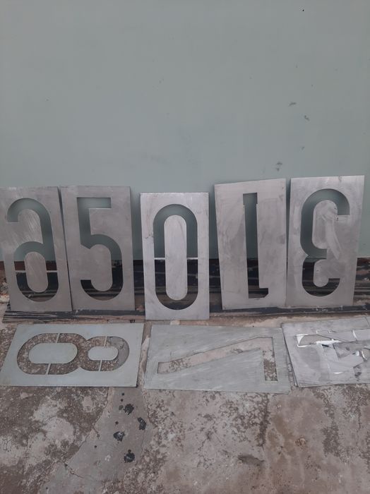 Трафареты для нанесения гос.номеров