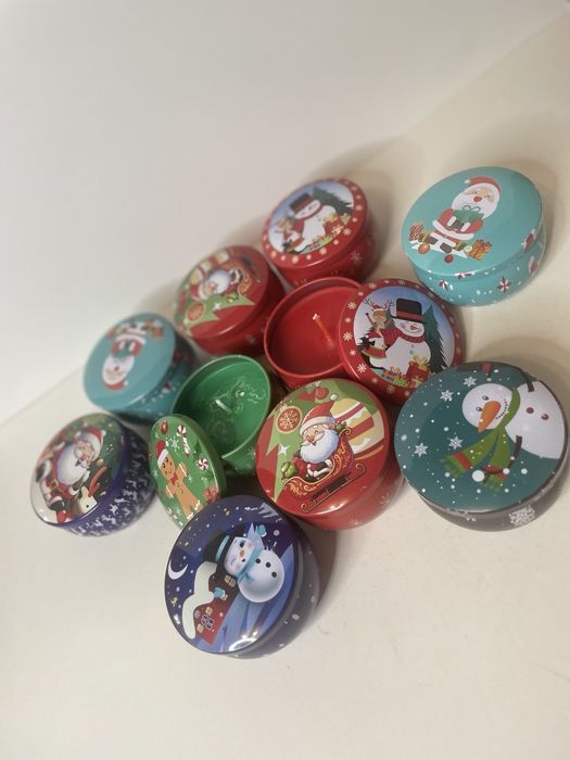 Коледни, соеви свещи