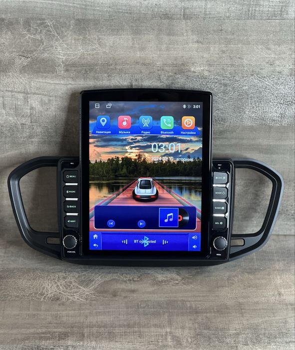 Магнитола Tesla для LADA Vesta Granta андроид с рамкой WiFi новая