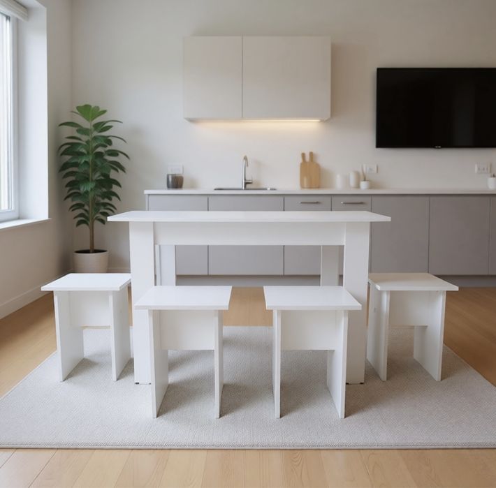 Комплект для кухни стол+ 4табурета бесплатная доставка из цеха