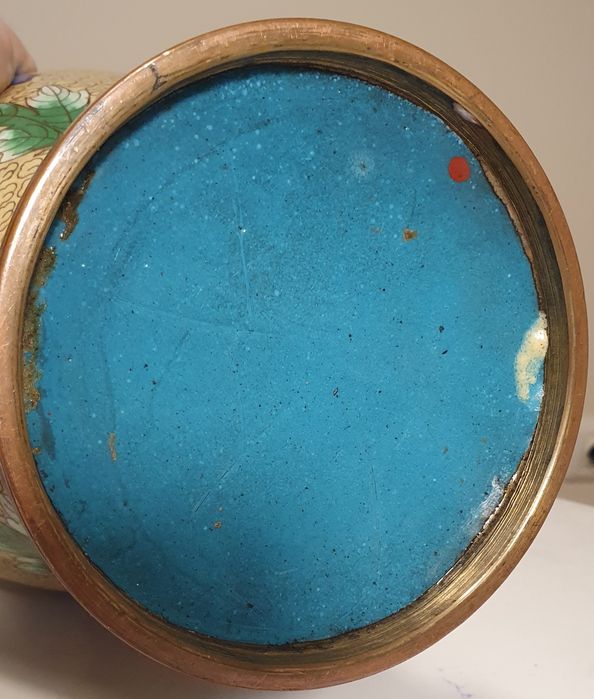 Vază cloisonné chinezească