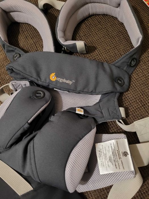 Ergobaby 360 Cool Air Mesh ергономична раница Carbon/Grey