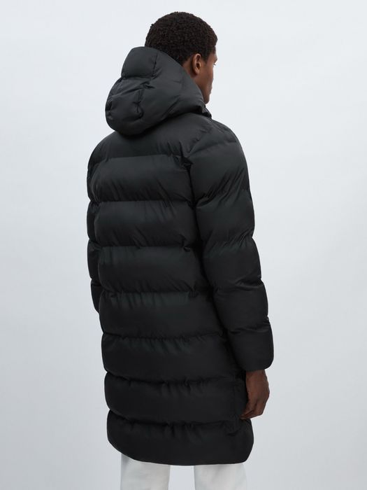 RAINS Alta Long Puffer Jacket Black Men мъжка парка