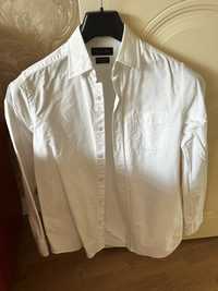 Рубашка Massimo Dutti белого цвета