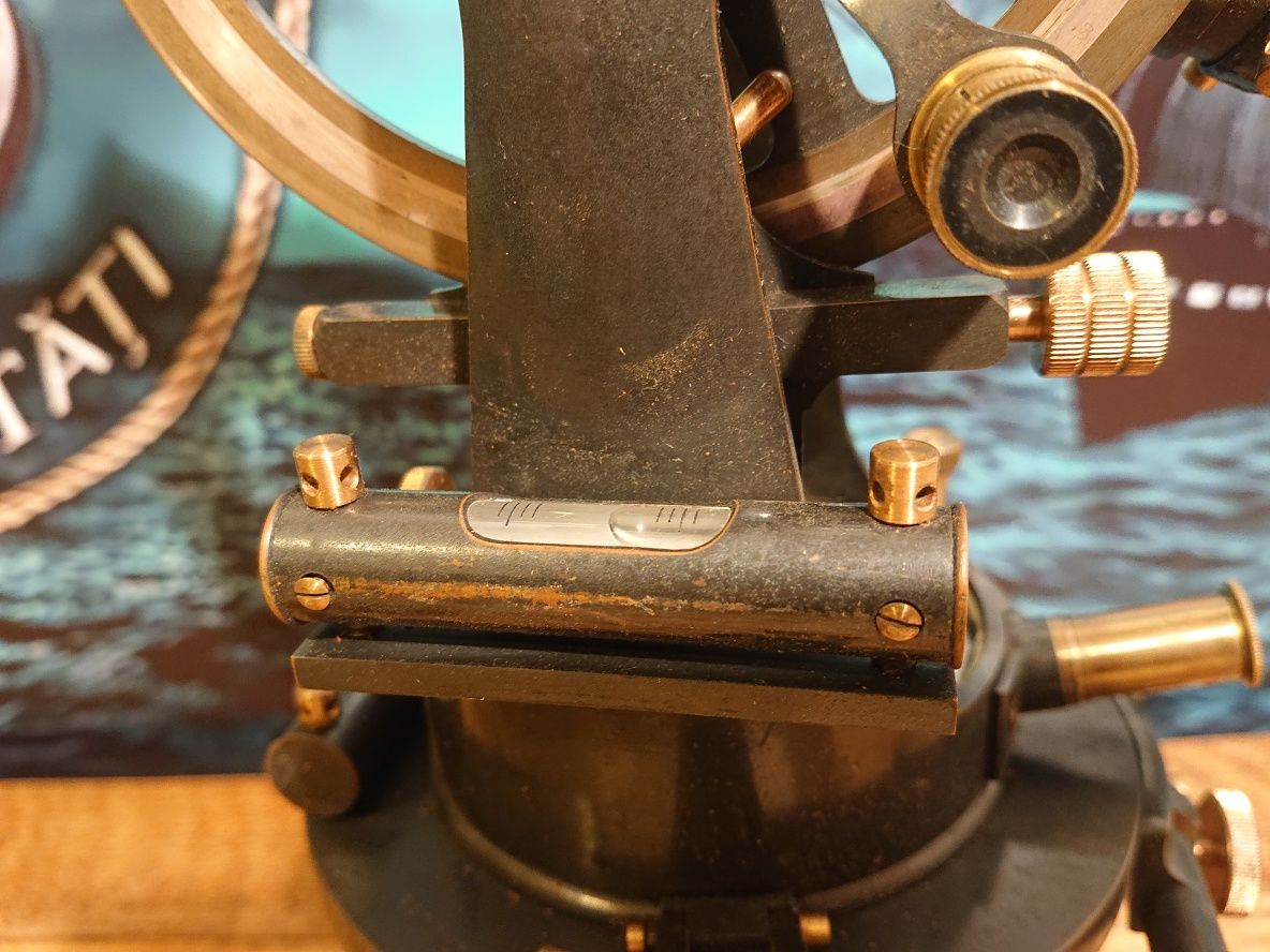 Stanley teodolit bronz  Uk 1900 instrument de măsurare