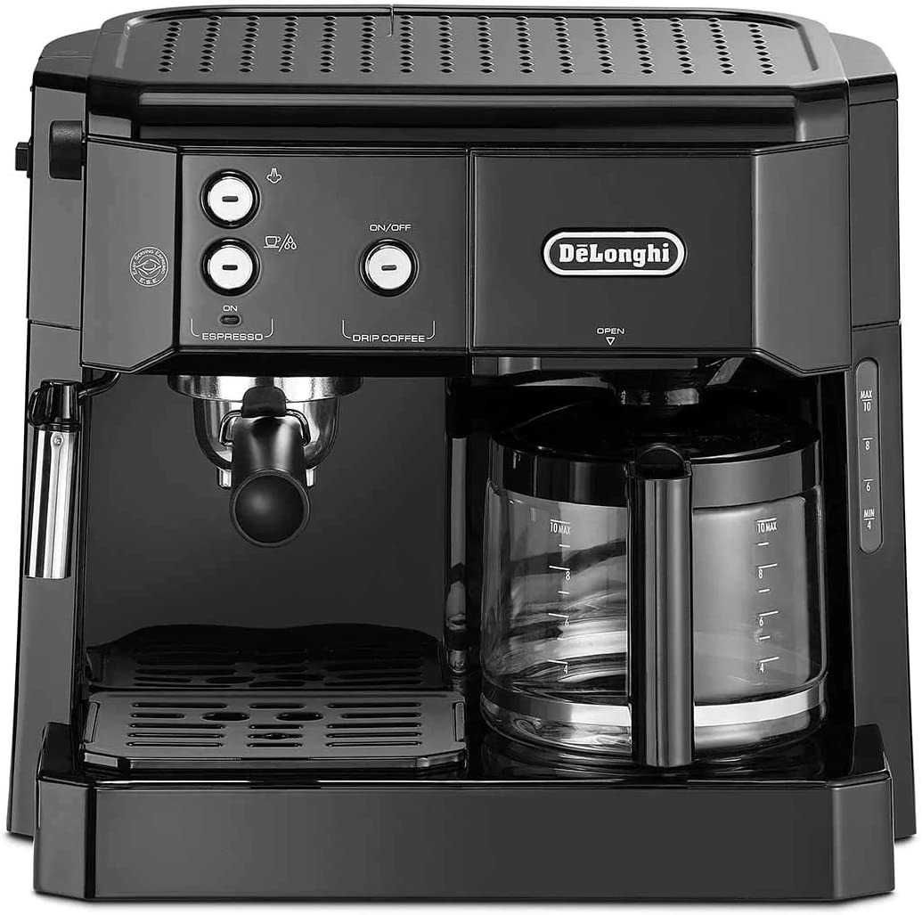 Espressor combinat DeLonghi BCO 411.B, 1750 W, 15 bari, 10 cesti