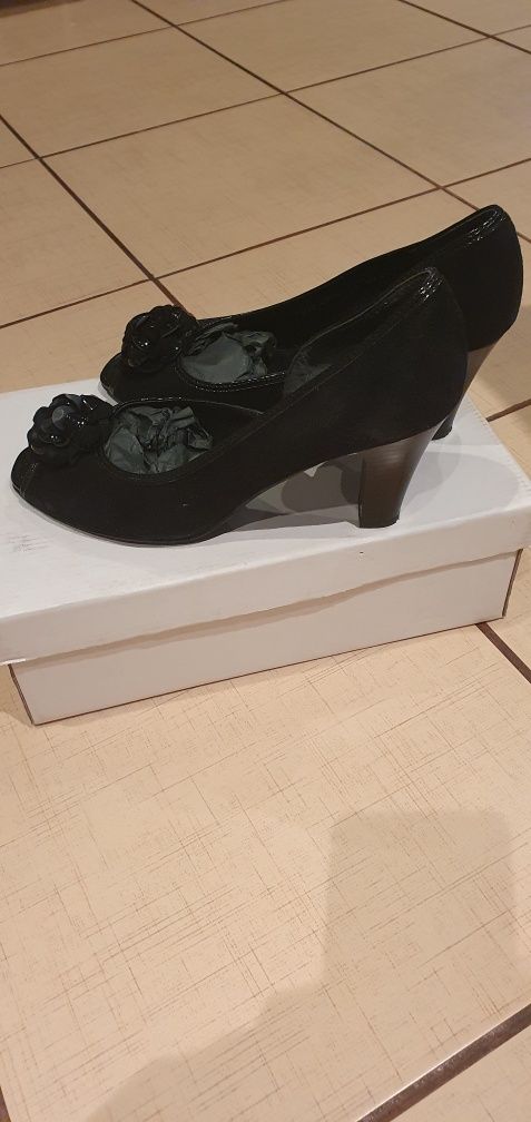 Pantofi eleganți negri, mărime 39