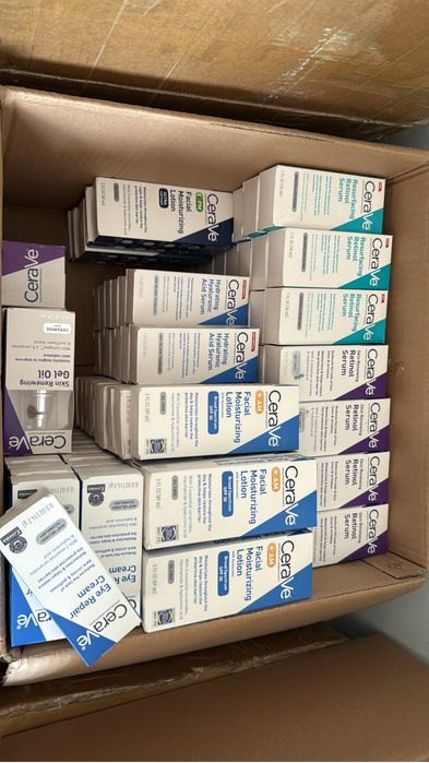 Ликвидация оригинальных товаров CeraVe по низкой цене