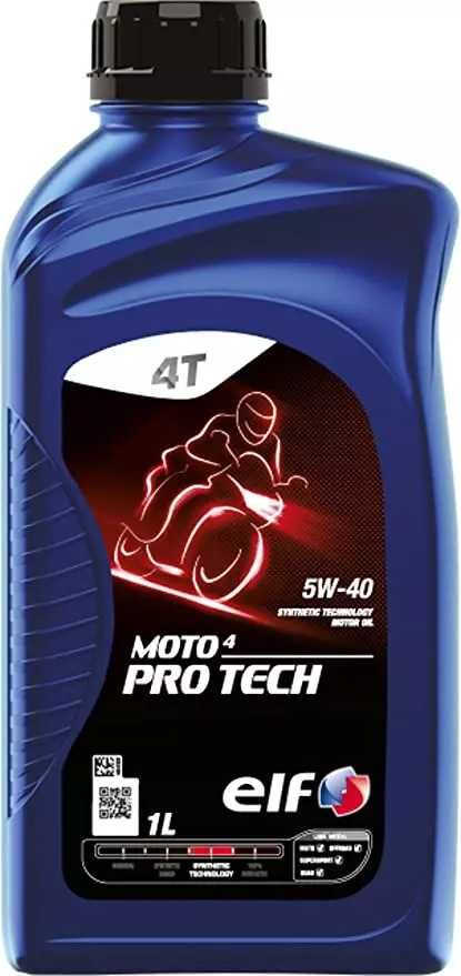 Двигателно масло за мотор ELF MOTO 4 PRO TECH 5W40 1L 4T