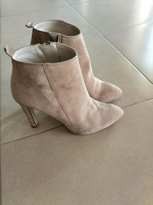 Botine dama Zara mărimea 40 piele întoarsă