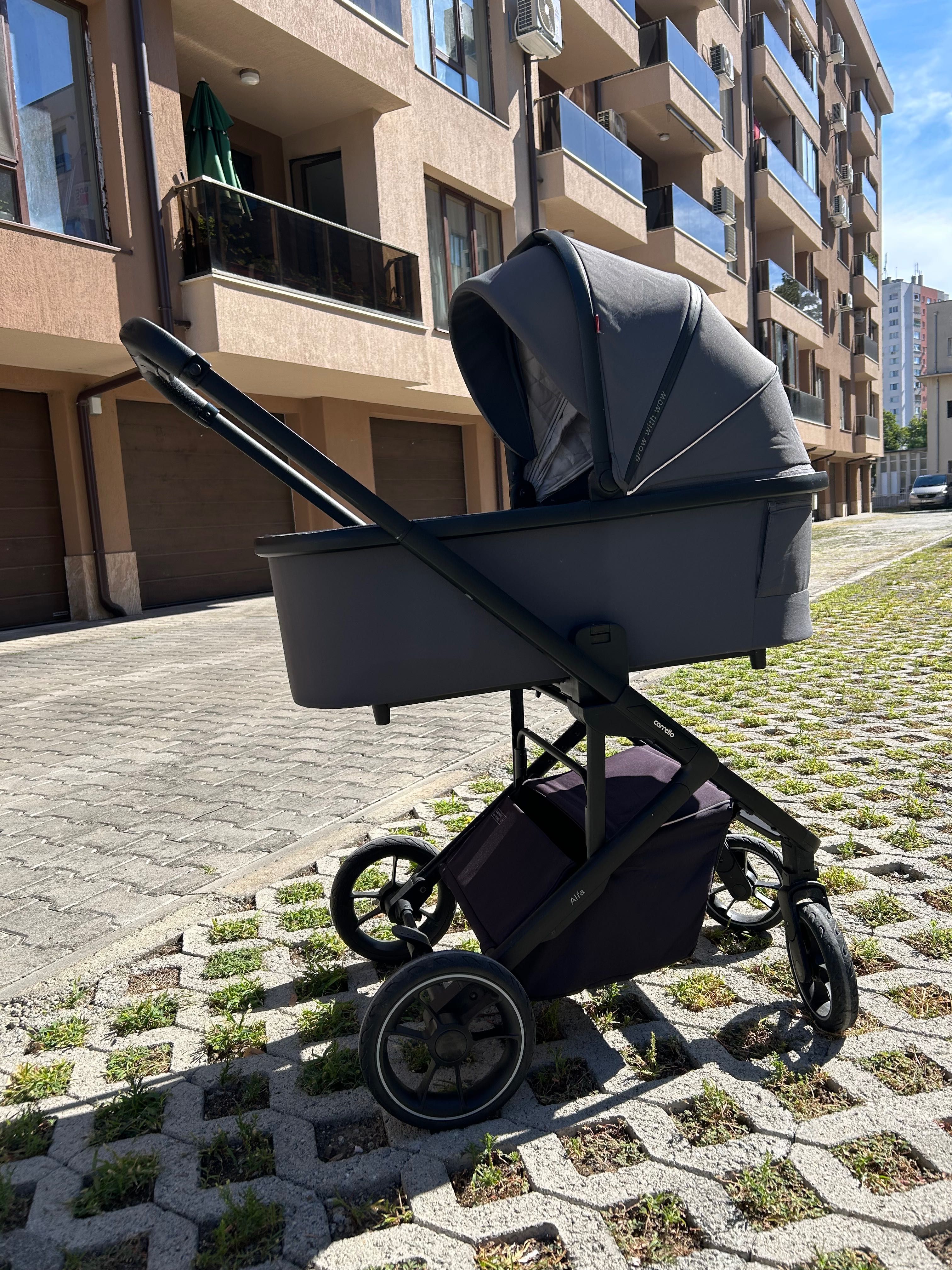 Бебешка количка Carrello Alfa Graphite Grey 2023