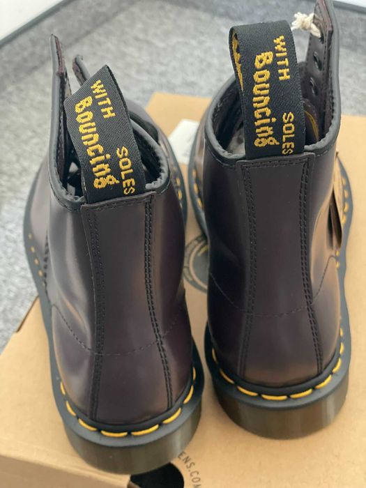 Dr. Martens Кубинки 1460 Burgundy Smooth