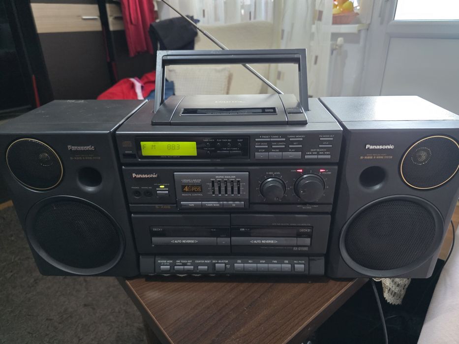 Boombox Radio Cd Casetofon Panasonic Rx-Dt680