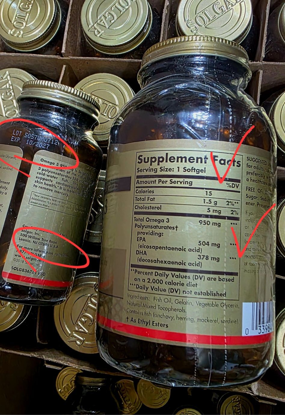 ДОСТАВКИ НЕТ Solgar Omega3 950, 50шт260 000, 100шт435 000 Made in USA