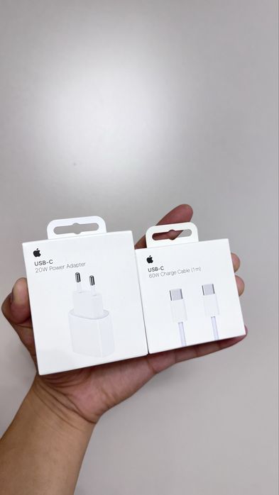 Блок и кабеля на iphone зарядка оригинал 20 W/ быстрая зардяка кабеля