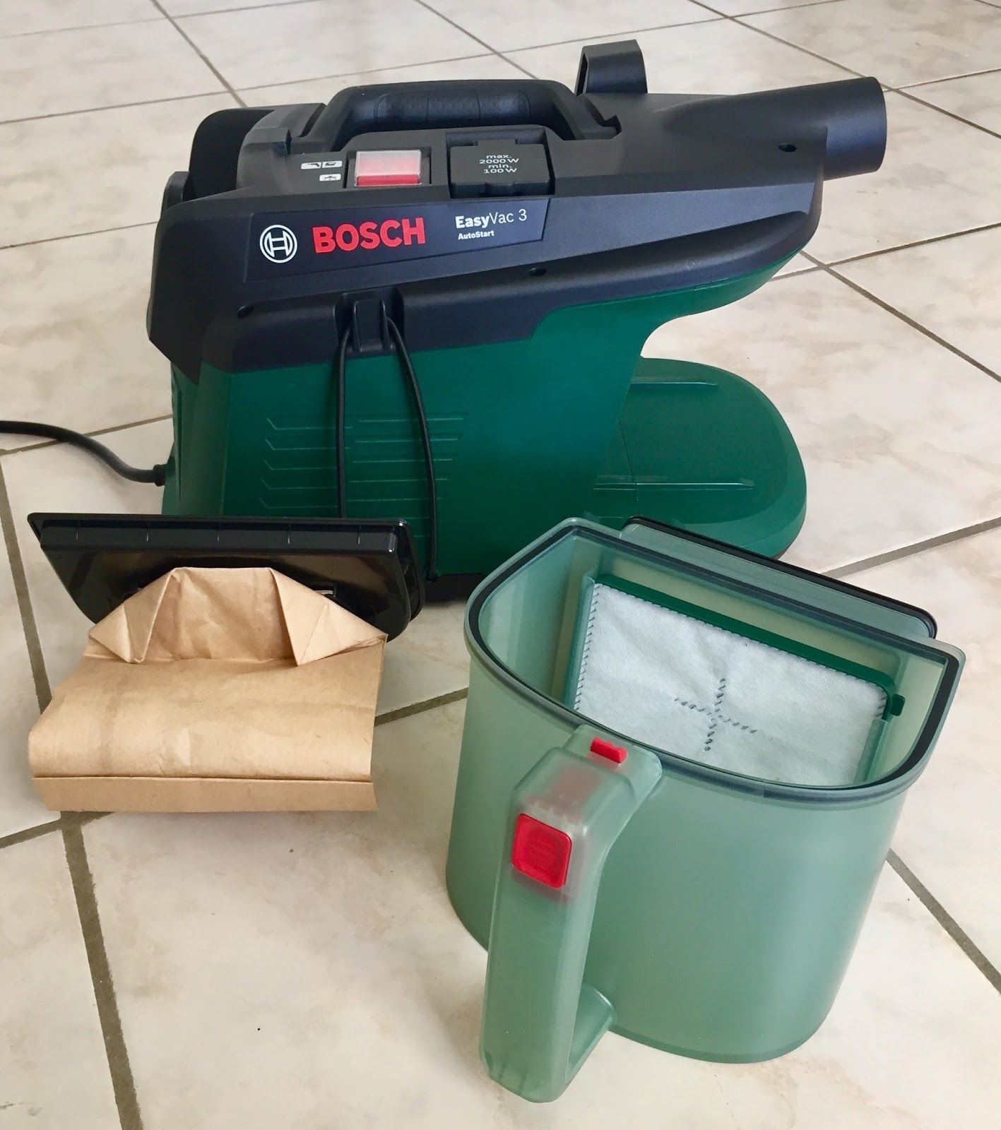 Универсальный строительный пылесос Bosch EasyVac 3