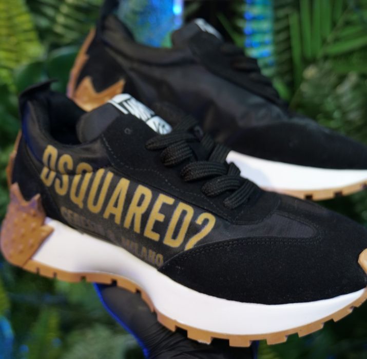 дамски маратонки Dsquared2 Цвят - Черно и Златисто 36-40 номер