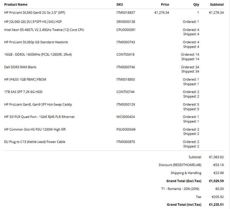 Server Dell PowerEdge R720 (2U) 8x 2.5"