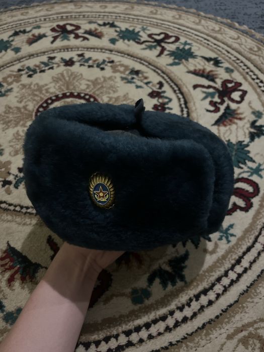 Военная зимняя ушанка 57 размер