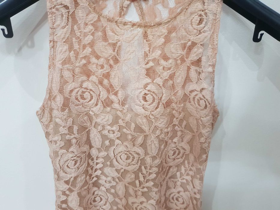 Rochiță scurtă, roz pudră