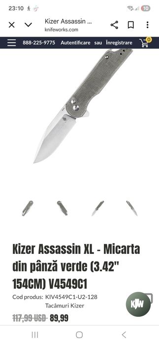 Brisca kizer assassin XL