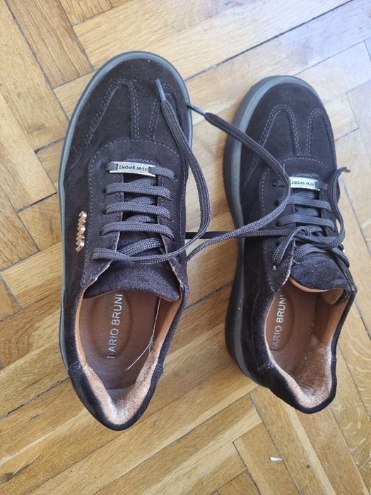 Велурени дамски кецове кафяви 38