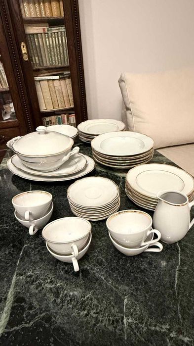 Servicii masa portelan Zeh Scherzer Bavaria Germania + Kahla Feston