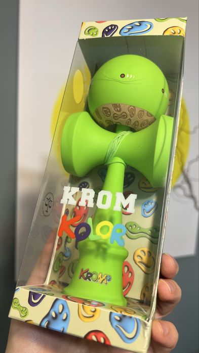 Kendama Krom Pop Kolor green model nou