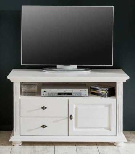 Comoda TV din lemn masiv Mona mica, 110×65×45 cm