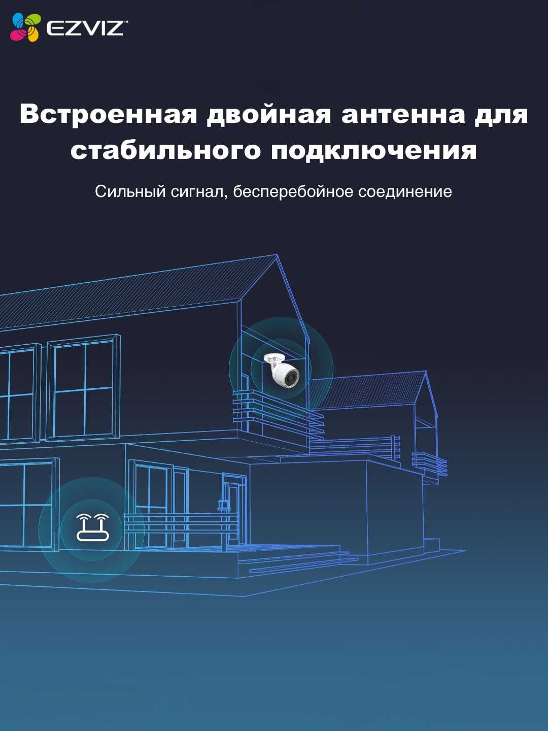 Камера видеонаблюдения уличная CS-H3c  (1080P)