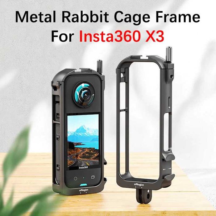 Cadru metalic frame de protectie pentru camere de actiune Insta360 X3
