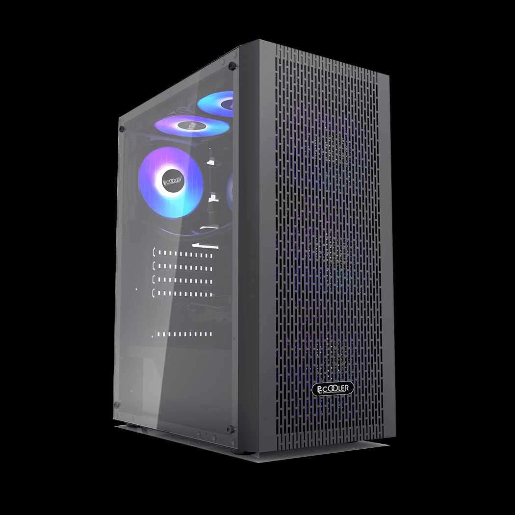 Корпус PCCooler MA100 MESH BK, Midi Tower, Черный/Белый / Рассрочка