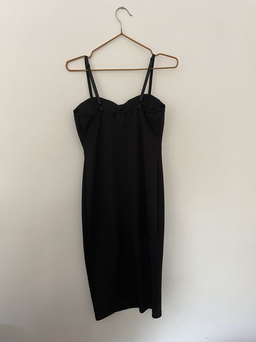 Платье карандаш, черный сарафан s/m