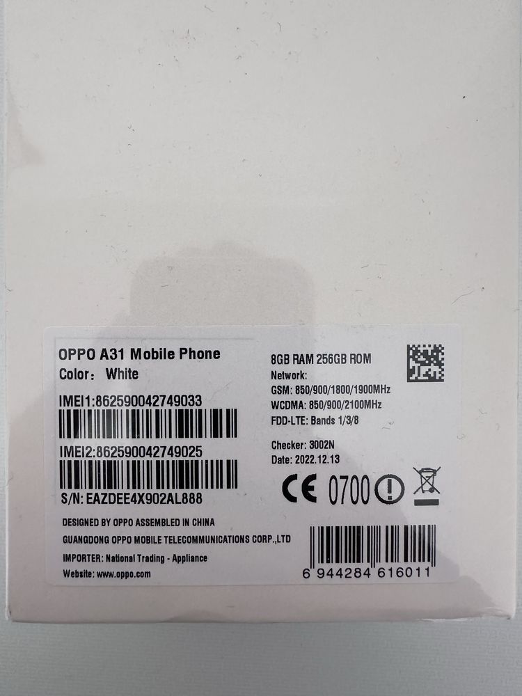 Продам телефон Oppo A31
