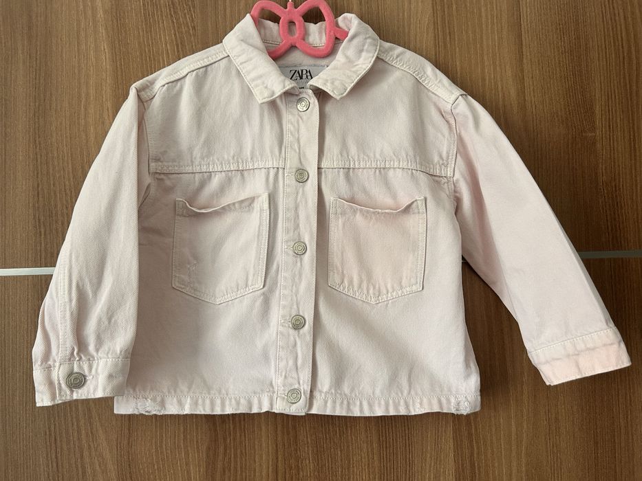 Geaca blug roz fetite 3-4 ani Zara