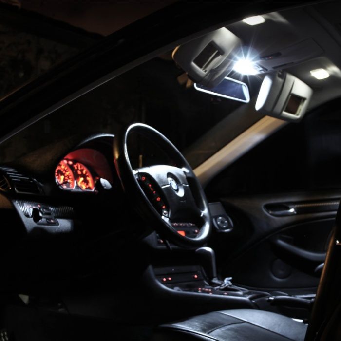 BMW E46 E90 F30 E91 F31 LED интериор комплект Canbus 3г ГАРАНЦИЯ