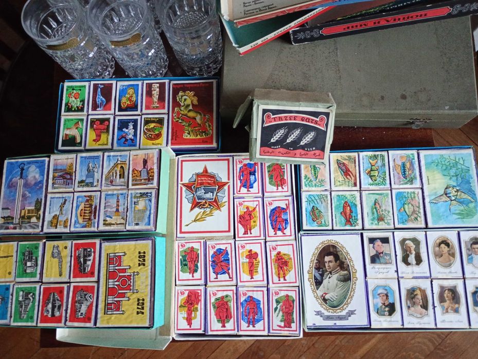 СССР колекция стари руски кибрити