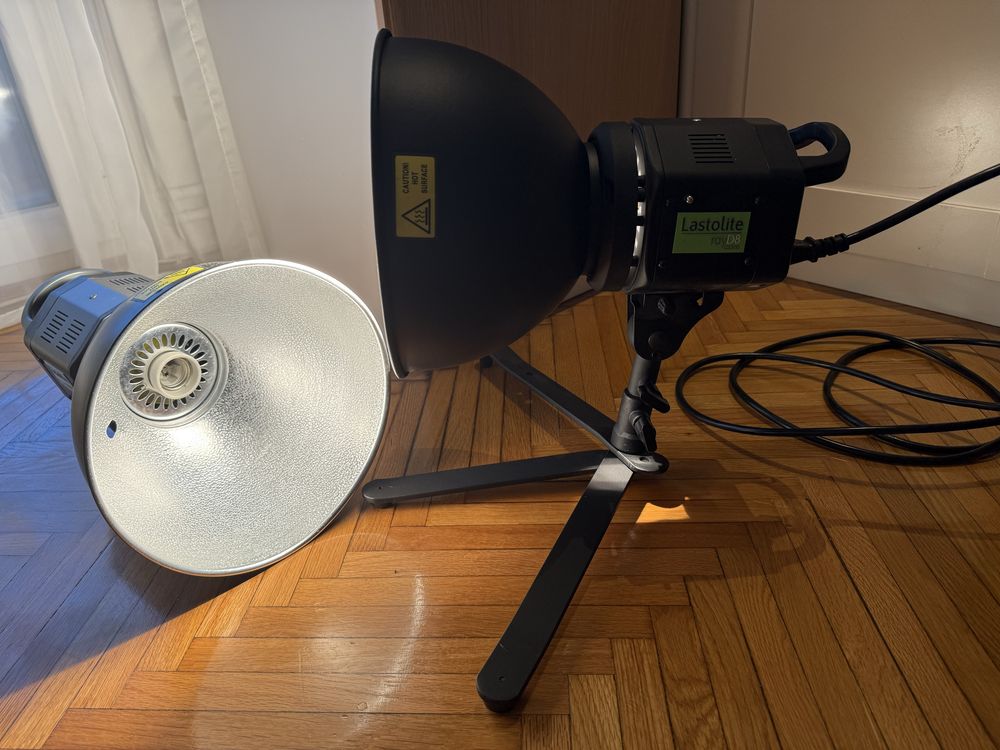 Kit lumini studio Foto video LASTOLITE Roy D8 C3200 UK Manfrotto