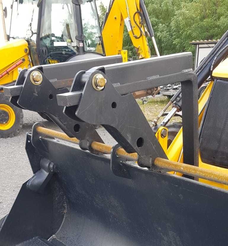 Kit furci buldoexcavator JCB - lame, ghiare, paletizate