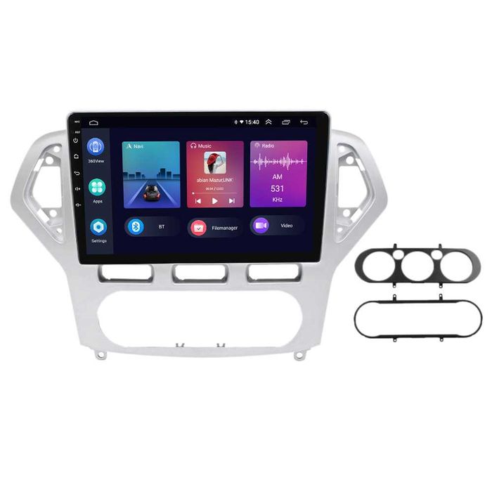 Navigatie Android 14 Ford Mondeo 2006 -2015 1/8 Gb Waze CarPlay CAMERA