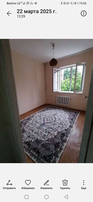 Shayxontoxur Gulobod maxalla, 9 etajli uyning 2-qavatida, 2 xonali uy