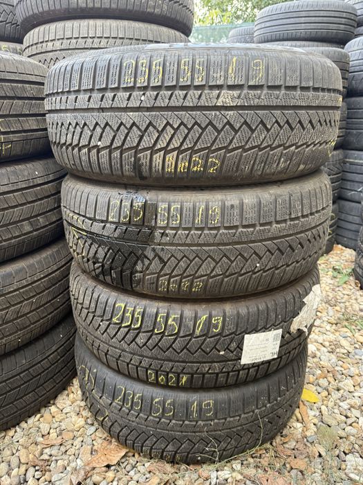 235/55/19”Set 4buc CONTINENTAL dot 2021-2022.anv M+S Iarnă.impecabile.