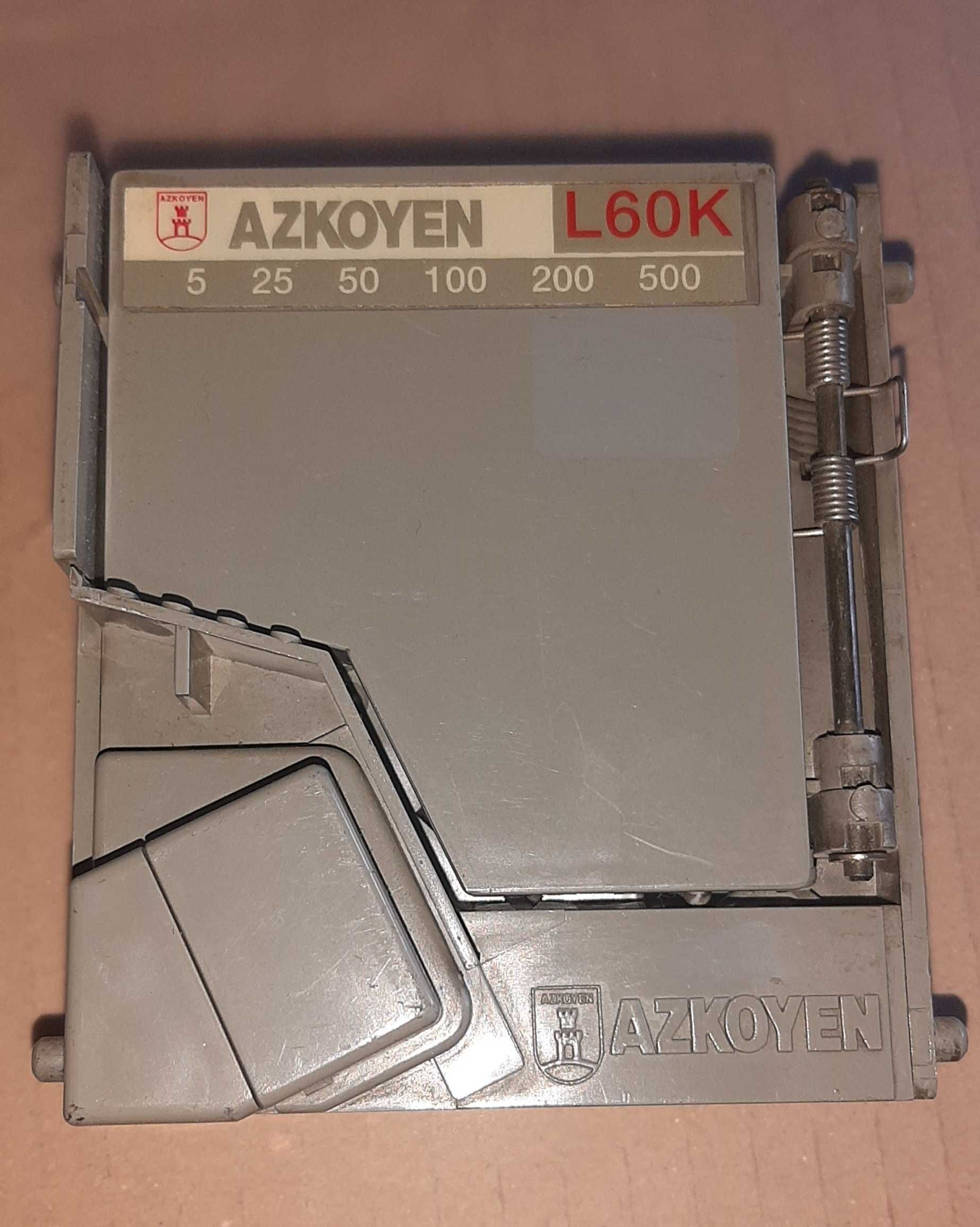 ELECTRONIC COIN SELECTOR "AZKOYEN",selector monede automate de vending