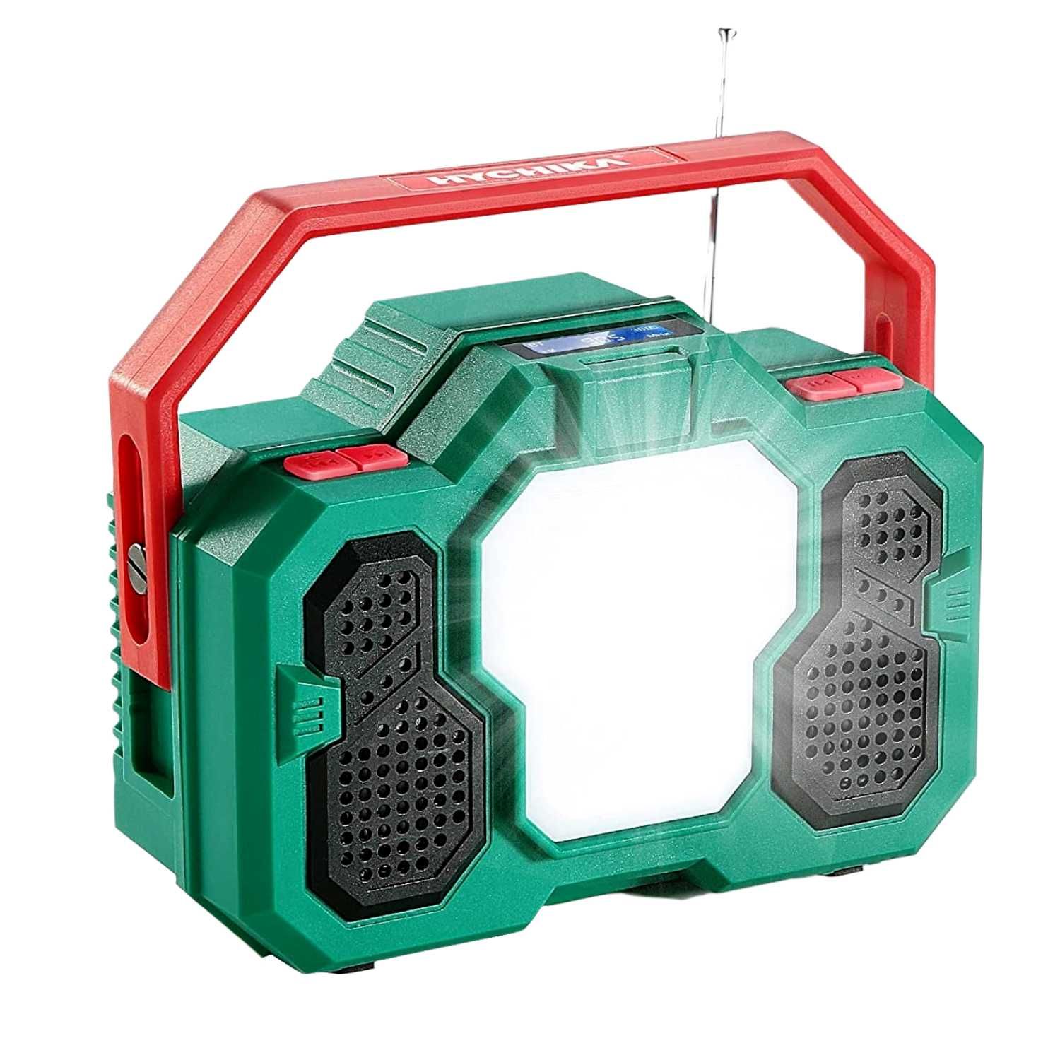 Radio camping portabil cu Bluetooth, lanterna LED 1500 Lm, 8000 mAh