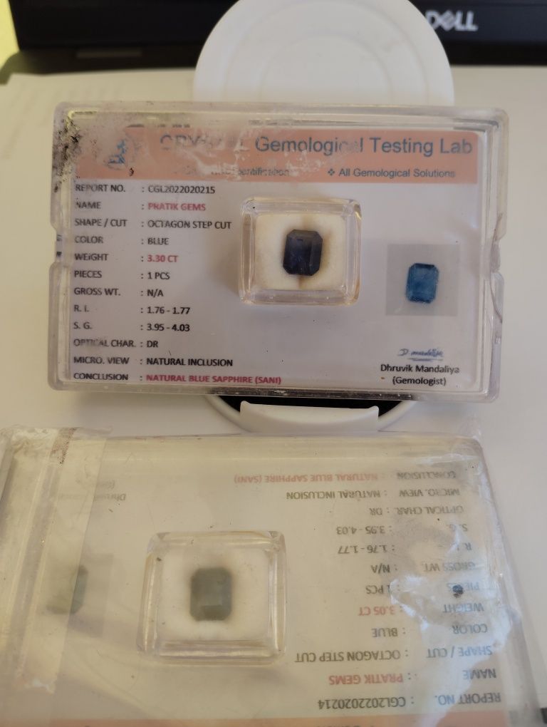 SafIr albastru natural SANI