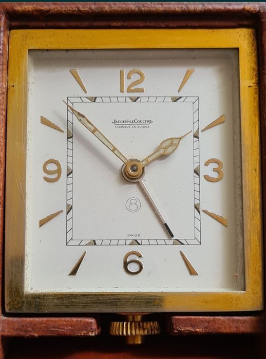 Jaeger LeCoultre Ceas De Voiaj Masa Calatorie Mecanic Alarma