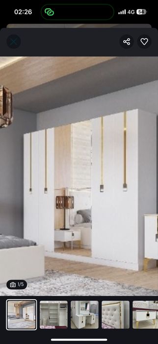 құрылмаған шкаф