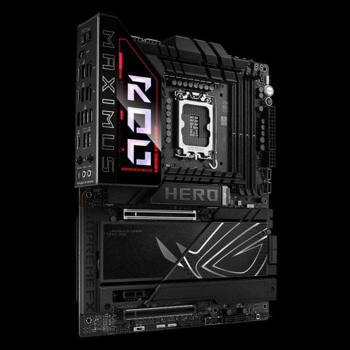 Новая материнская плата ASUS ROG MAXIMUS Z890 HERO. Сокет LGA 1851.